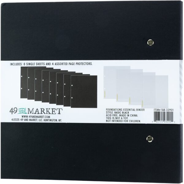 49 & MARKET FOUNDATIONS ESSENTIAL BASE BLACK