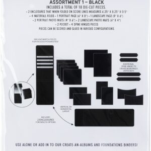 49 & MARKET CREATE AN ALBUM INSERTS 1 BLACK ASSORTMENT