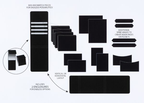 49 & MARKET CREATE AN ALBUM INSERTS 1 BLACK ASSORTMENT