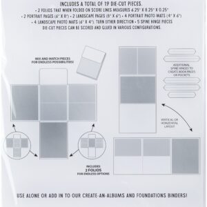 49 & MARKET CREATE AN ALBUM INSERTS 2 WHITE ASSORTMENT