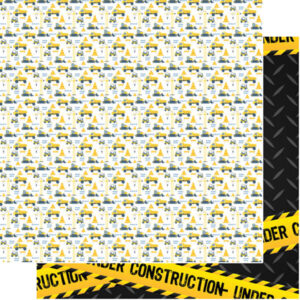 SCRAPBOOK CUSTOMS 12X12 UNDER CONSTRUCTION