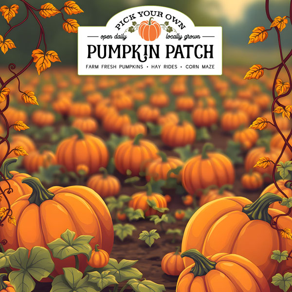 SCRAPBOOK CUSTOMS 12X12 PUMPKIN PATCH