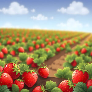 SCRAPBOOK CUSTOMS 12X12 STRAWBERRY FIELDS