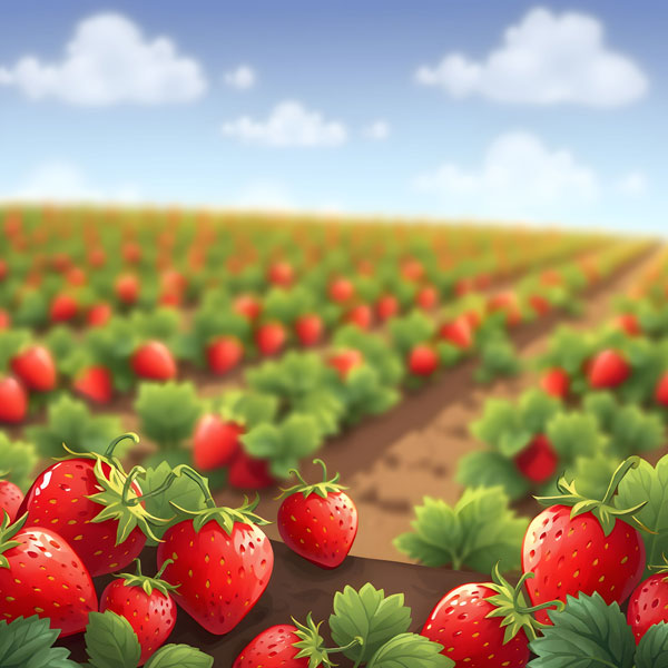 SCRAPBOOK CUSTOMS 12X12 STRAWBERRY FIELDS