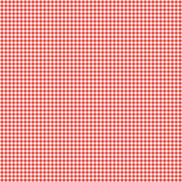 SCRAPBOOK CUSTOMS 12X12 STRAWBERRY GINGHAM