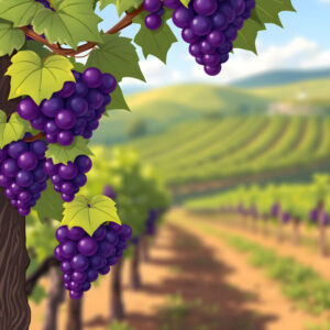 SCRAPBOOK CUSTOMS 12X12 GRAPE VINEYARD