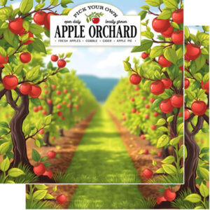 SCRAPBOOK CUSTOMS 12X12 APPLE ORCHARD