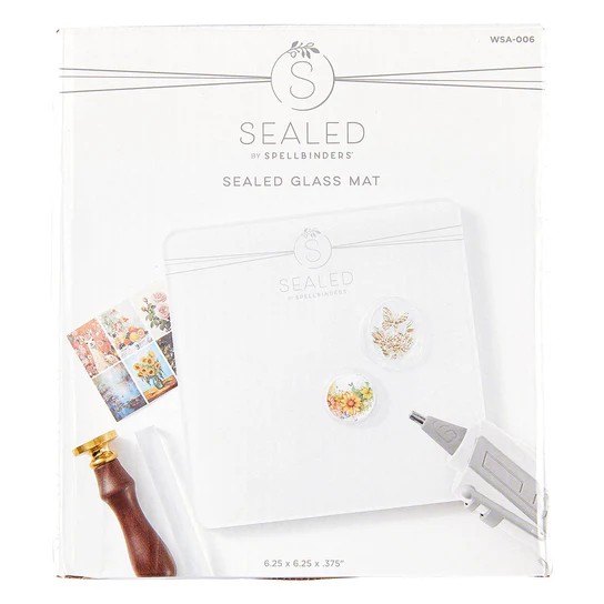 Spellbinders Wax Seal Glass Mat From the Clear Seal Maker Tool Collection