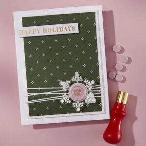 Spellbinders Spellbinders For You Mini Wax Seal Stamp From the Holiday Magic Collection