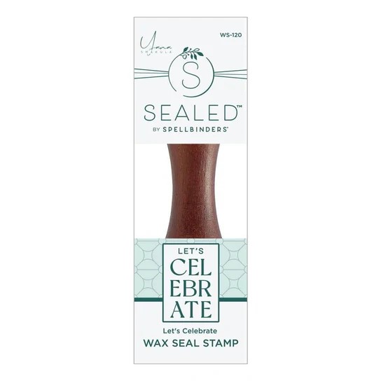 Spellbinders Let's Celebrate 3D Wax Seal Stamp From the Let's Celebrate Collection