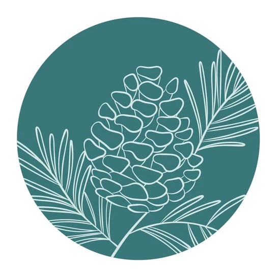 Spellbinders Pine Cone Spray Wax Seal Stamp From the Sealed 3D Christmas Collection