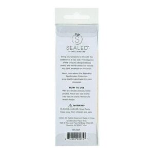 Spellbinders Handmade Brass Wax Seal Stamp From the Sealed By Spellbinders Collection