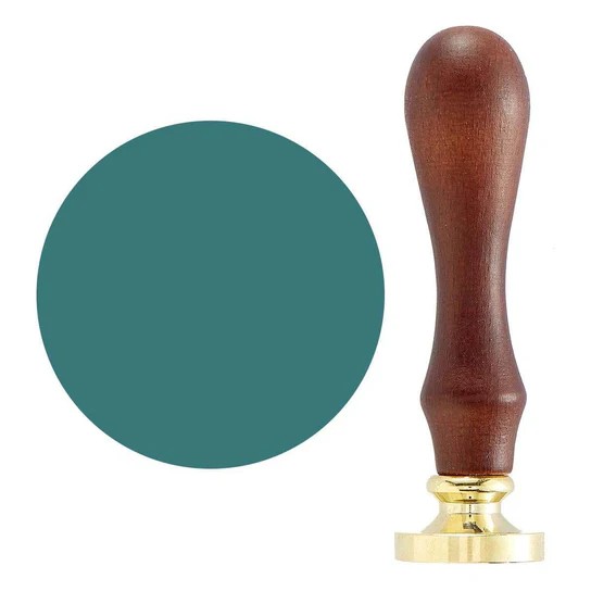 Spellbinders 1" Solid Circle Brass Wax Seal Stamp From the Sealed By Spellbinders Collection