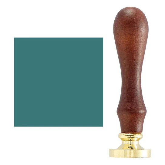 Spellbinders Small Solid Square Brass Wax Seal Stamp From the Sealed By Spellbinders Collection