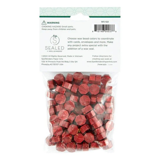 Spellbinders Candy Apple Wax Beads From the Sealed 3D Christmas Collection