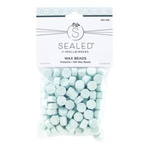 Spellbinders Pistachio Wax Beads From the Sealed By Spellbinders Collection