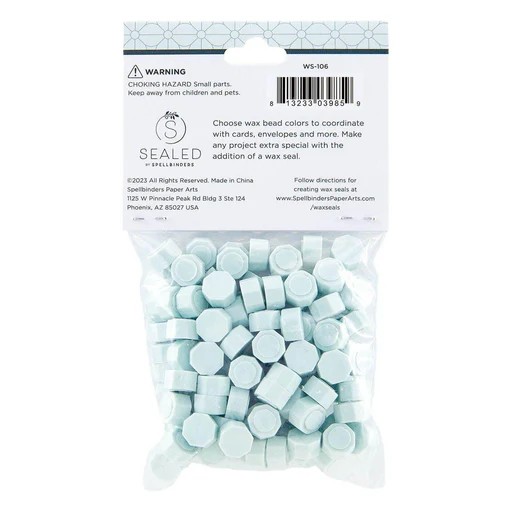 Spellbinders Pistachio Wax Beads From the Sealed By Spellbinders Collection