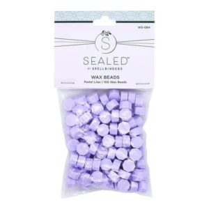 Spellbinders Pastel Lilac Wax Beads From the Sealed By Spellbinders Collection