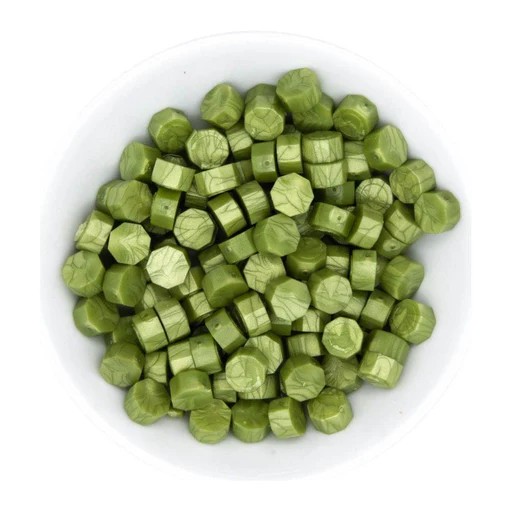 Spellbinders Matcha Wax Beads From the Sealed By Spellbinders Collection