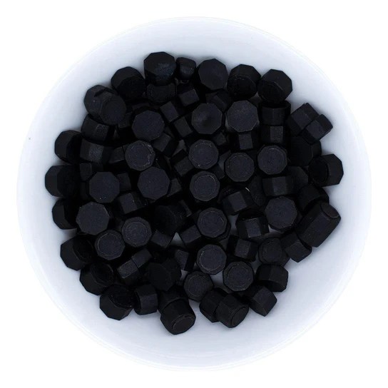 Spellbinders Black Wax Beads From the Sealed By Spellbinders Collection
