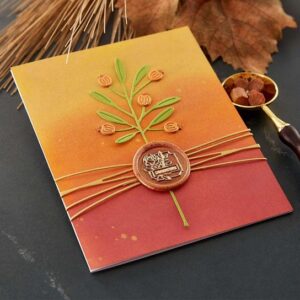 Spellbinders Copper Wax Beads From the Sealed By Spellbinders Collection