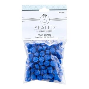 Spellbinders Royal Blue Wax Beads From the Sealed By Spellbinders Collection