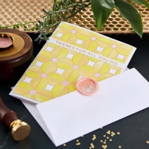 Spellbinders Peachy Pink Wax Beads From the Sealed By Spellbinders Collection