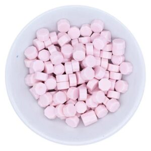 Spellbinders Pastel Pink Wax Beads From the Sealed By Spellbinders Collection