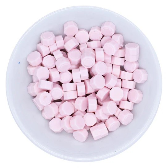 Spellbinders Pastel Pink Wax Beads From the Sealed By Spellbinders Collection