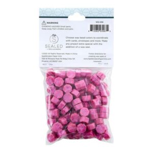 Spellbinders Fuchsia Wax Beads From the Sealed By Spellbinders Collection