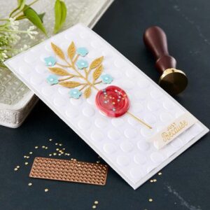 Spellbinders Red Wax Beads From the Sealed By Spellbinders Collection