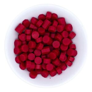 Spellbinders Red Wax Beads From the Sealed By Spellbinders Collection