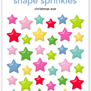 Doodlebug Oh What Fun Christmas Eve Shape Sprinkles