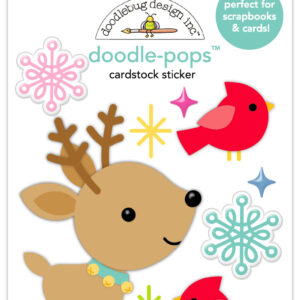 Doodlebug Oh What Fun Deer Friends Doodle-pops