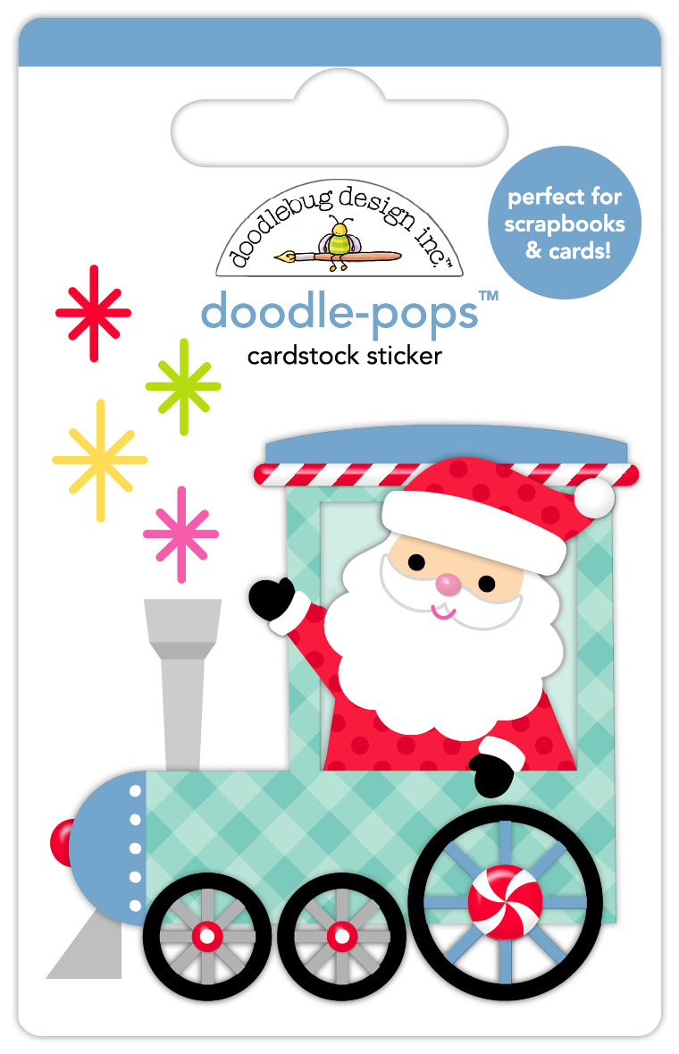 Doodlebug Oh What Fun Santa's On His Way Doodle-pops
