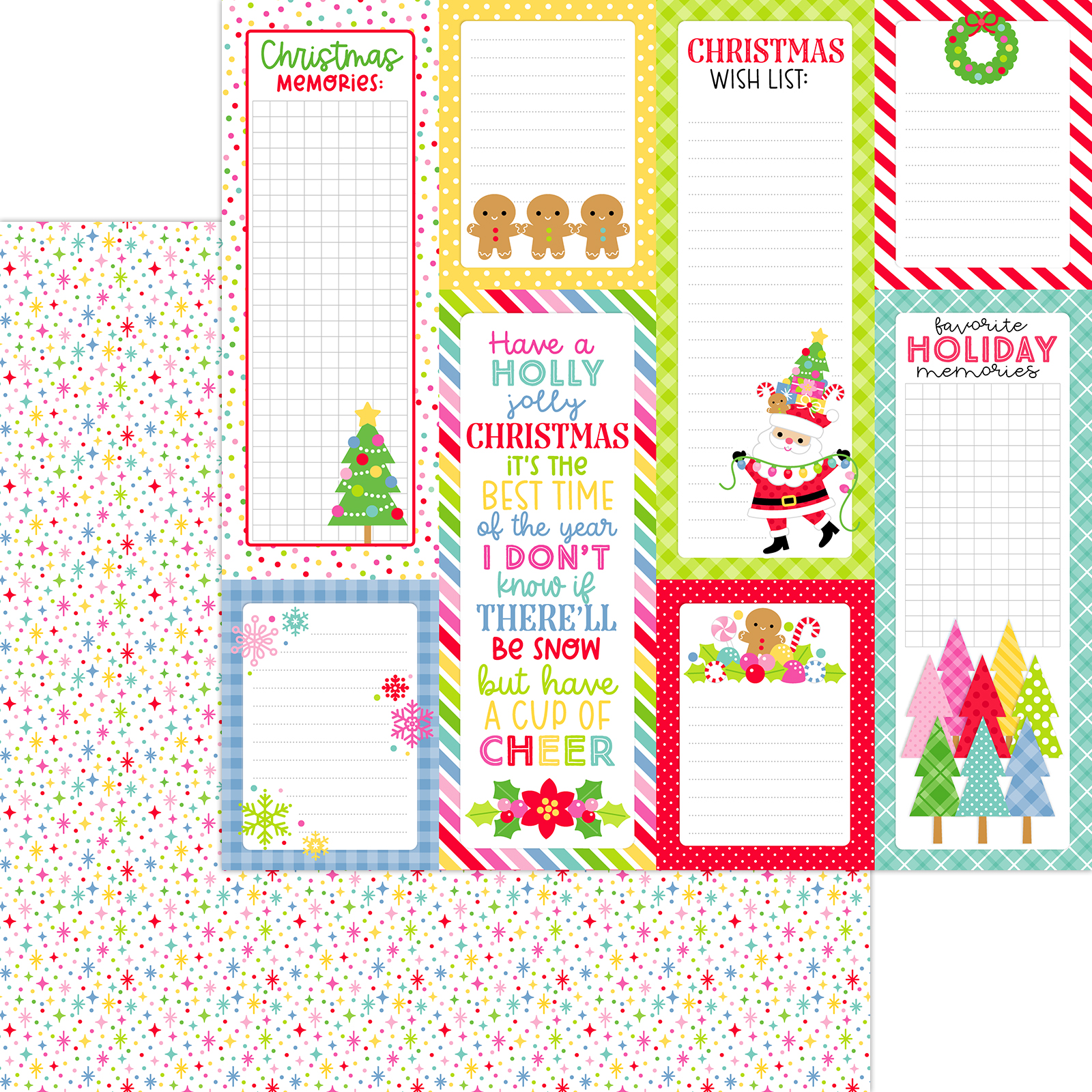 Doodlebug Oh What Fun 12X12 Merry Magic