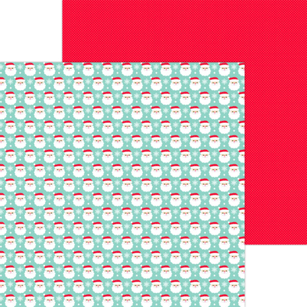 Doodlebug Oh What Fun 12X12 Here Comes Santa