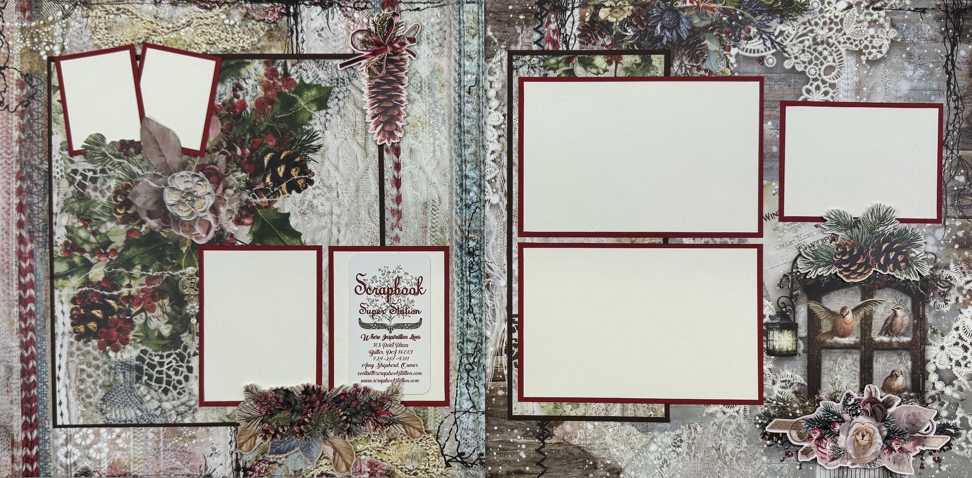 Blue Fern Misteltoe & Holly