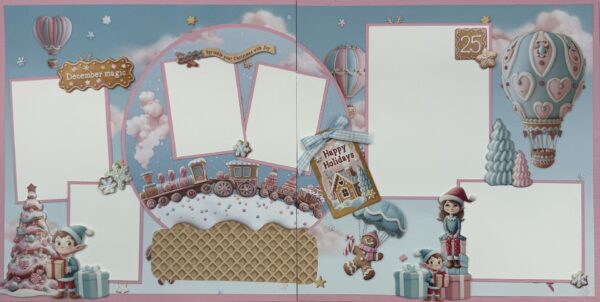 Stamperia Candy Christmas Quad Layout Kit