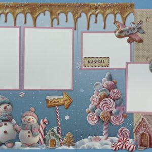 Stamperia Candy Christmas Quad Layout Kit