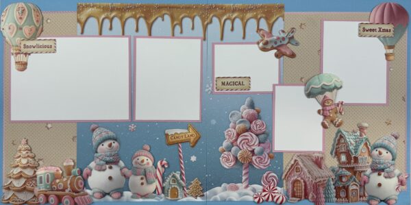 Stamperia Candy Christmas Quad Layout Kit