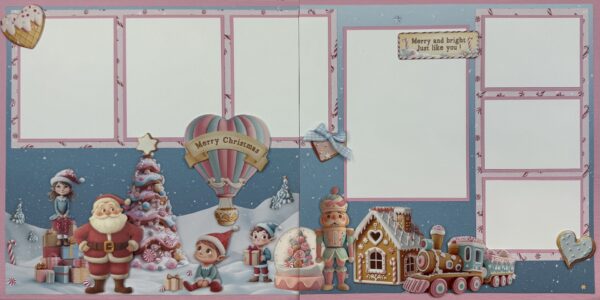 Stamperia Candy Christmas Quad Layout Kit