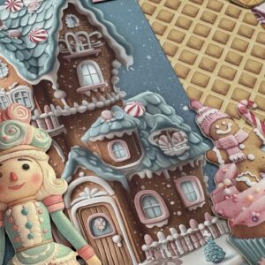 Stamperia Candy Christmas Quad Layout Kit