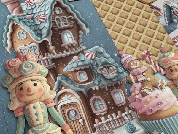 Stamperia Candy Christmas Quad Layout Kit