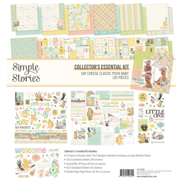 Simple Stories Say Cheese Classic Pooh Baby Collector’s Essential Kit Simple Stories Say Cheese Classic Pooh Baby Collector's Essential Kit
