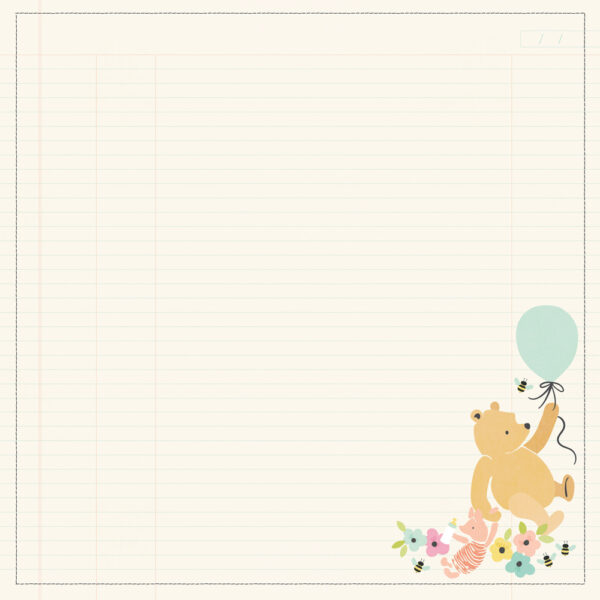 Simple Stories Say Cheese Classic Pooh Baby 12X12 Little One