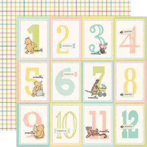 Simple Stories Say Cheese Classic Pooh Baby 12X12 3X4 Month Elements