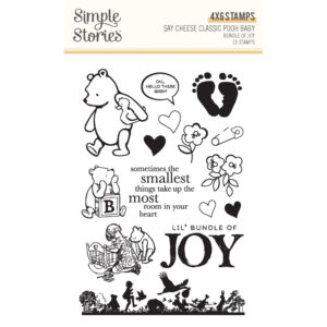Simple Stories Say Cheese Classic Pooh Baby Bundle of Joy Stamps