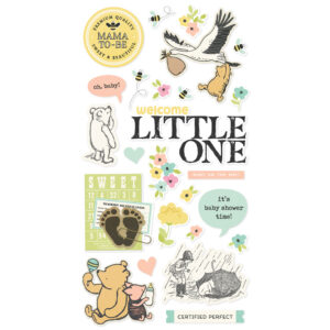 Simple Stories Say Cheese Classic Pooh Baby 6X12 Chipboard