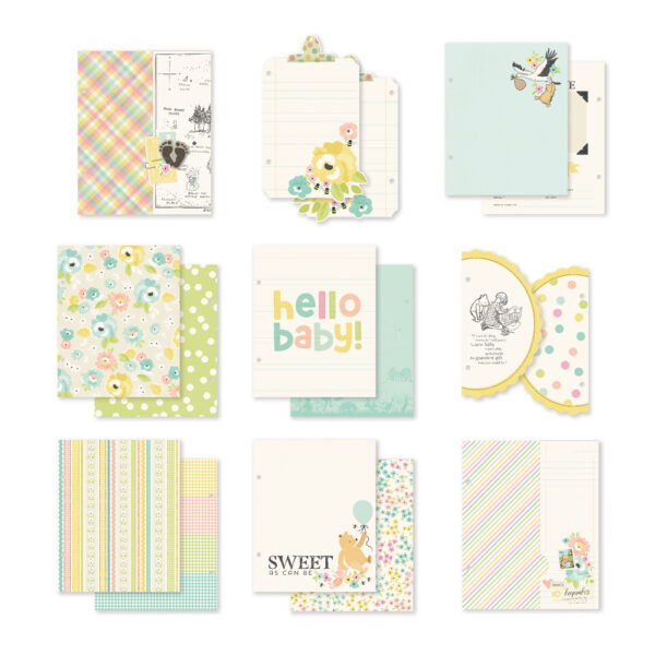 Simple Stories Say Cheese Classic Pooh Baby 6X8 Binder Inserts